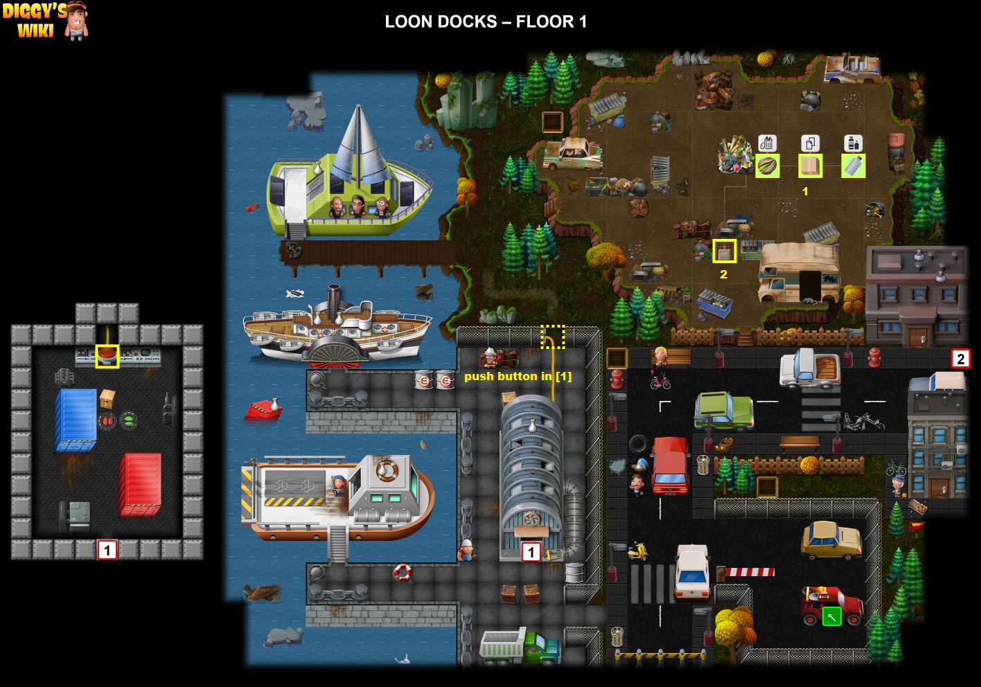 Loon Docks Map 0
