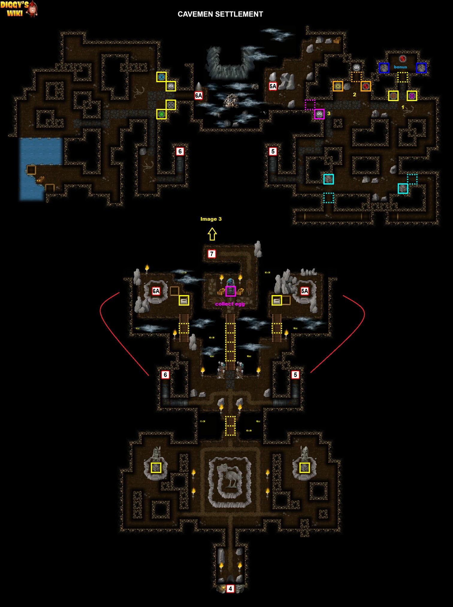 Cavemen Settlement Map 3