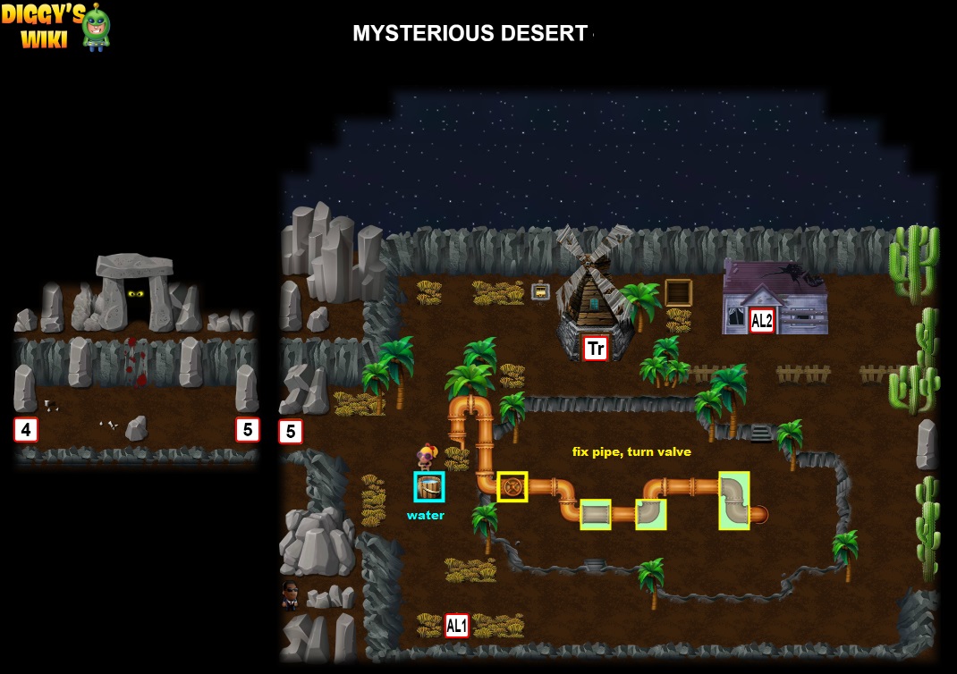 Mysterious Desert Map 3