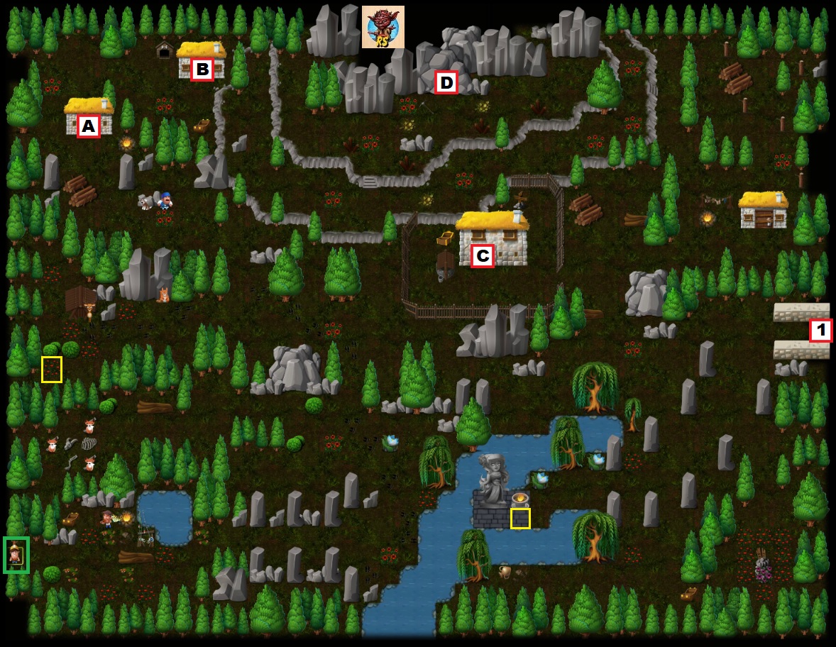 Haunted Greek Village Map 1