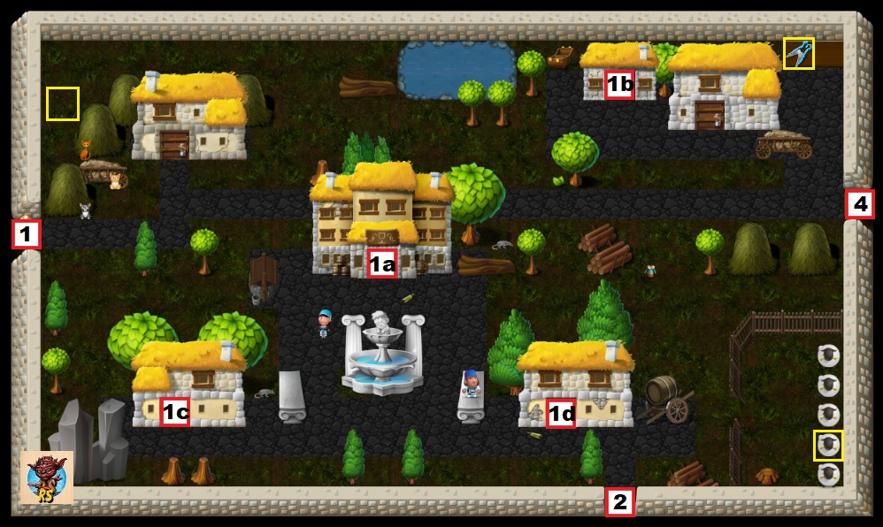 Haunted Greek Village Map 3