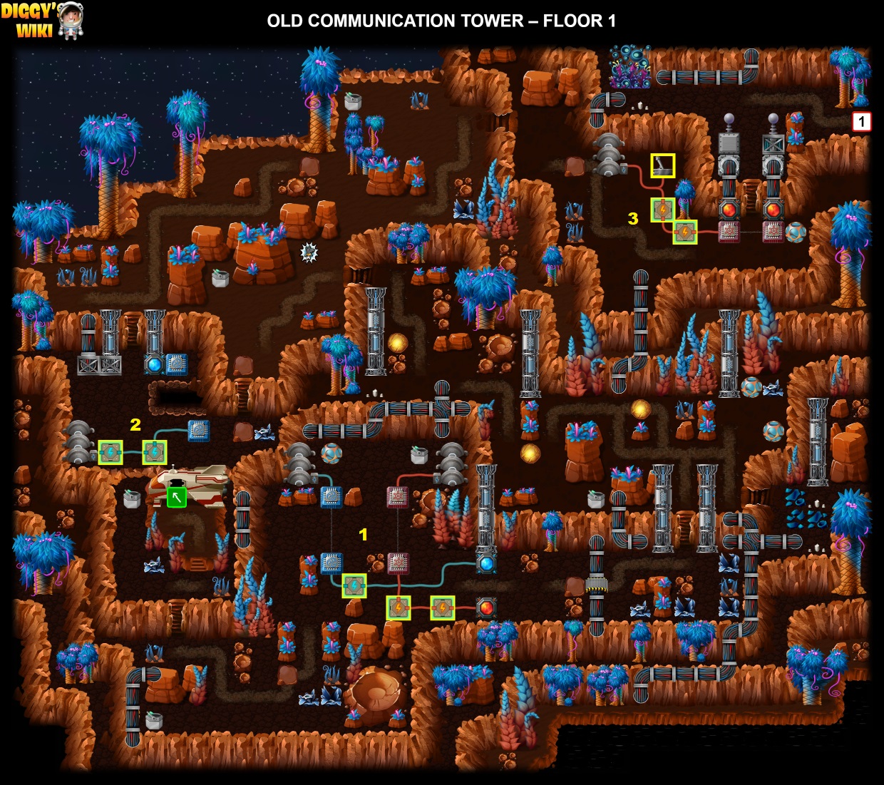 Old Communication Tower Map 1