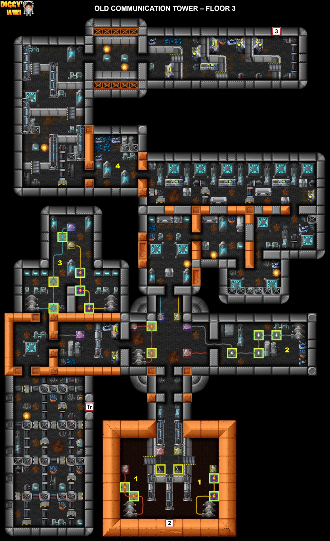 Old Communication Tower Map 3
