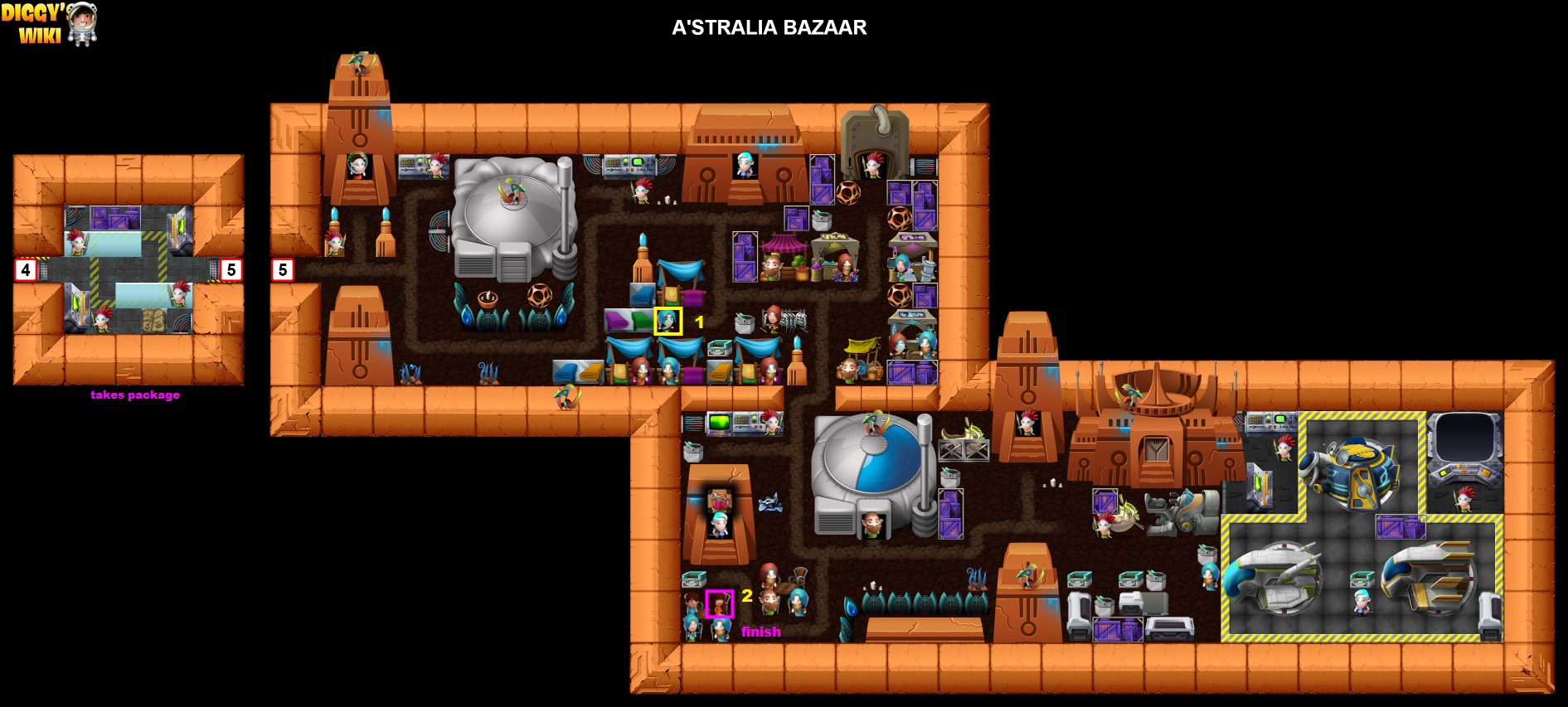 A'stralia Bazaar Map 3