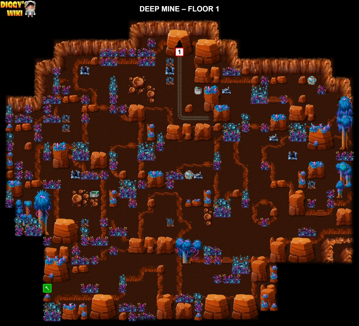 Deep Mine Map 1