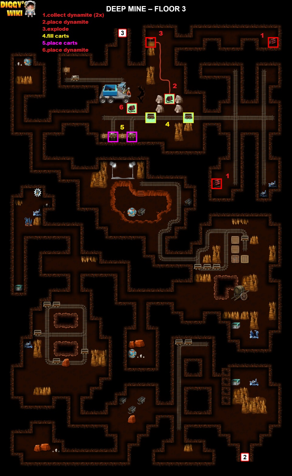Deep Mine Map 3