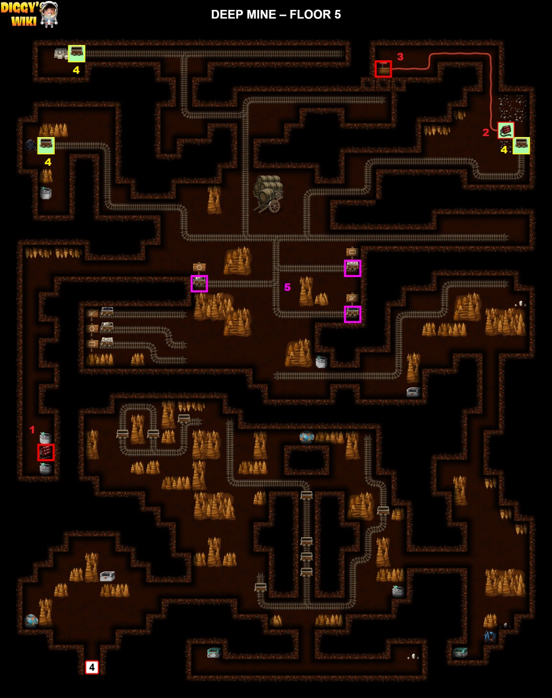 Deep Mine Map 5