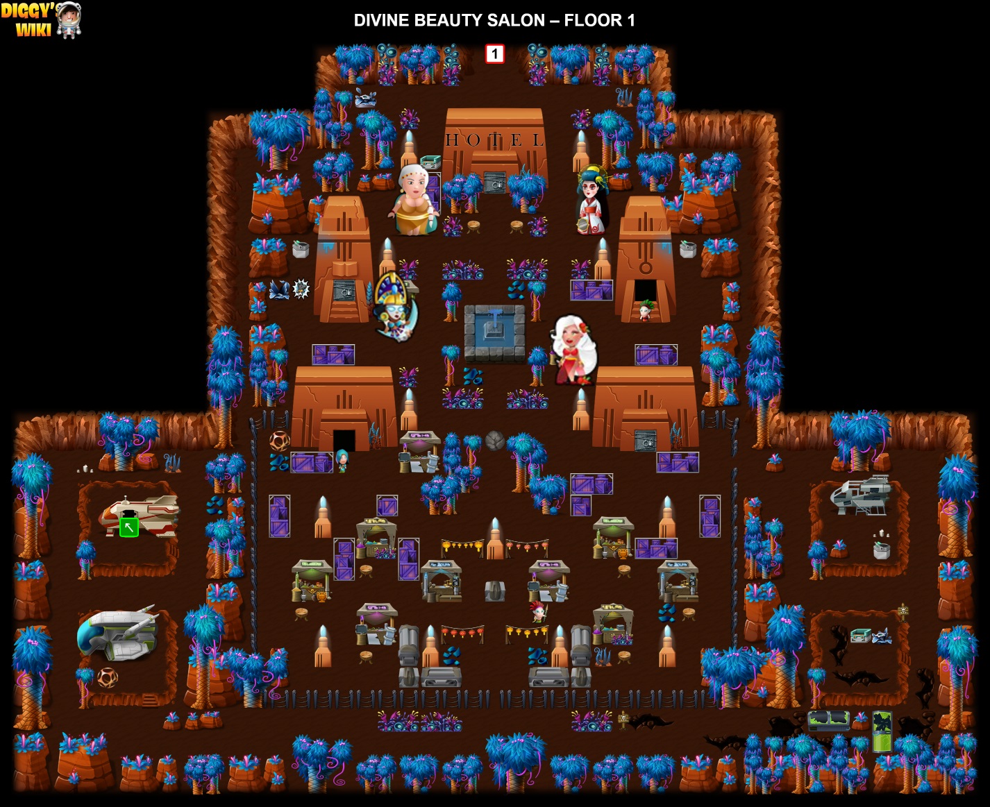 Divine Beauty Salon Map 1