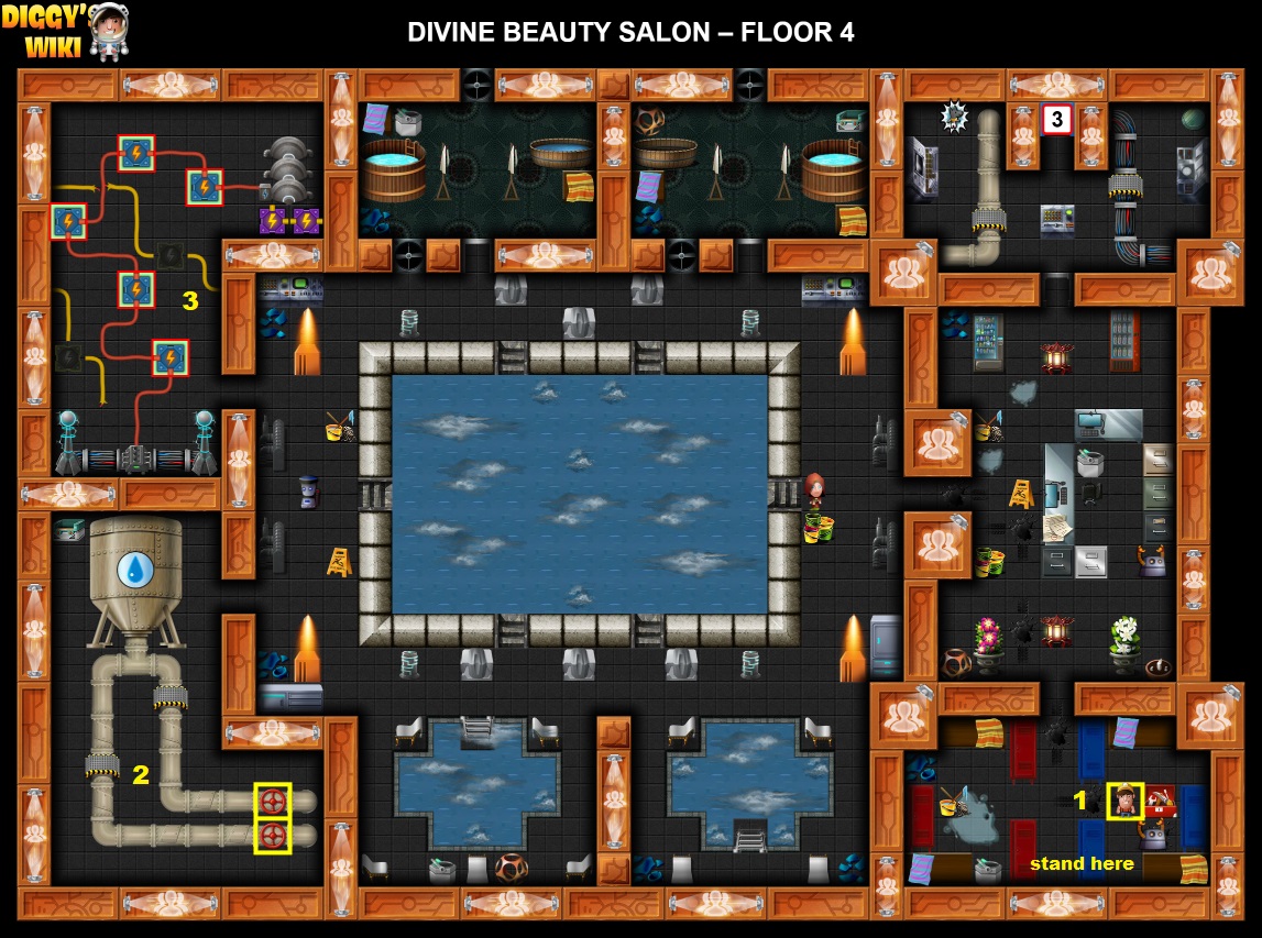 Divine Beauty Salon Map 4