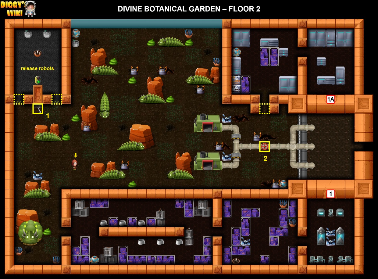 Divine Botanical Garden Map 2