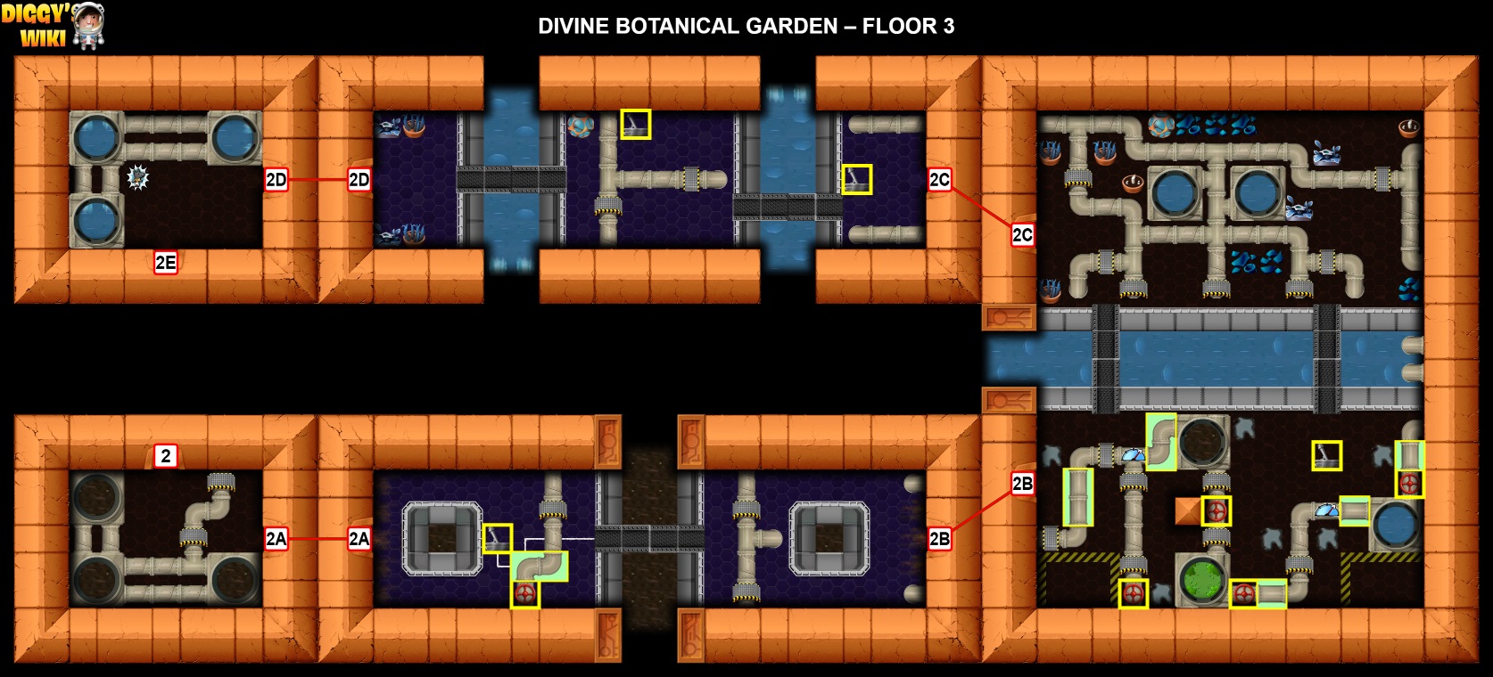 Divine Botanical Garden Map 3