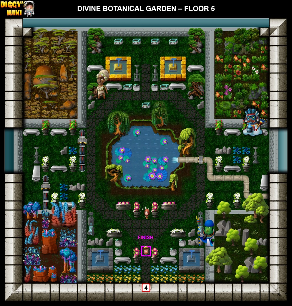 Divine Botanical Garden Map 5