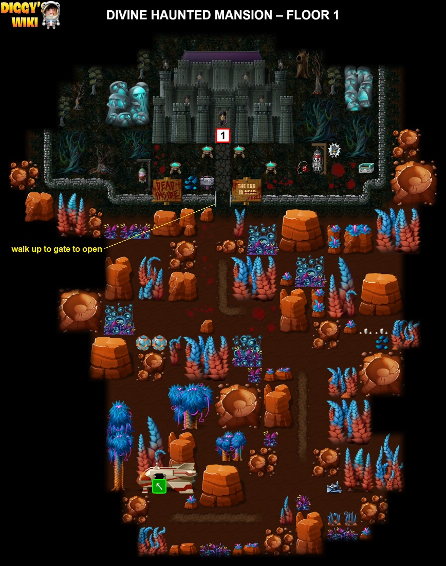 Divine Haunted Mansion Map 1