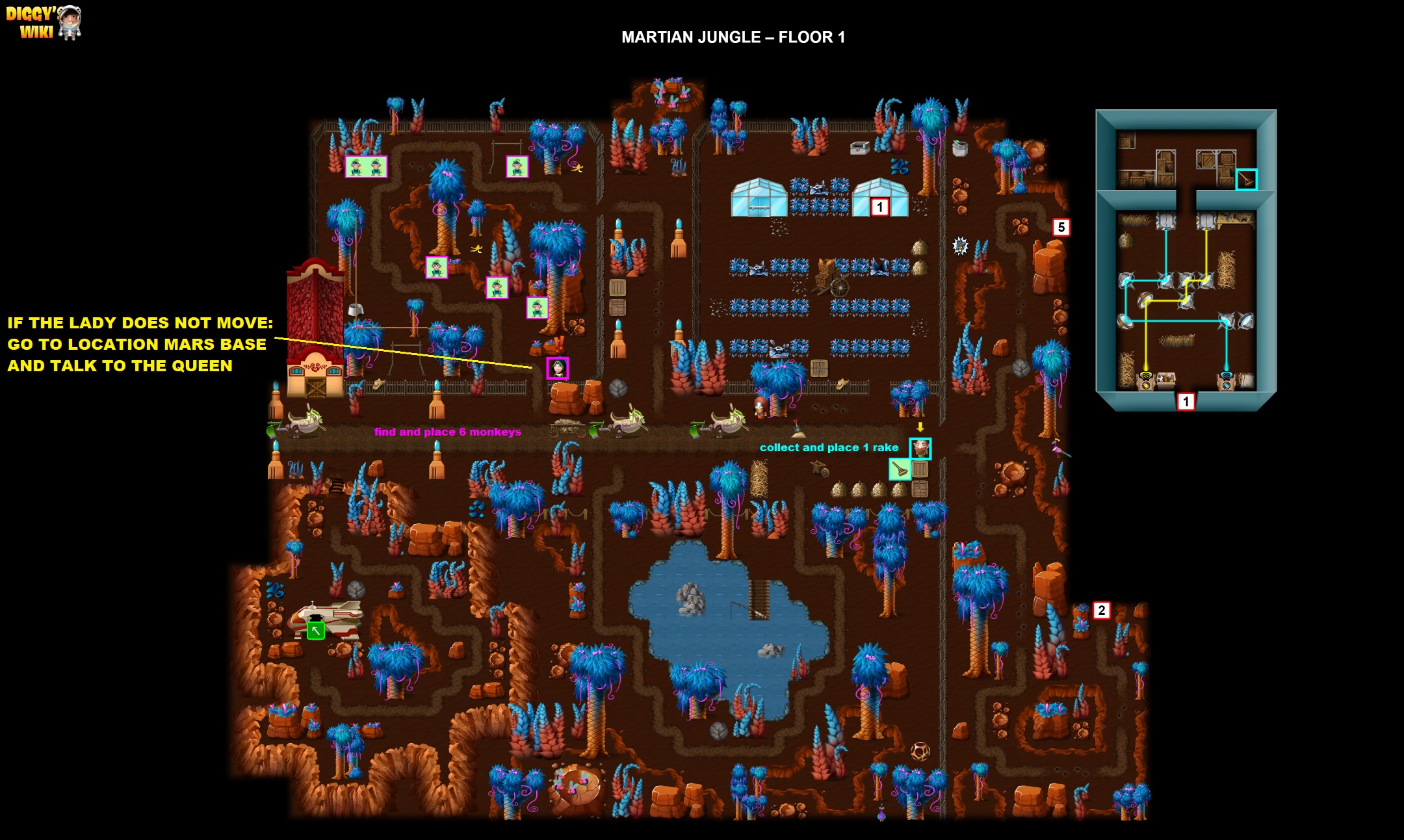 Martian Jungle Map 1