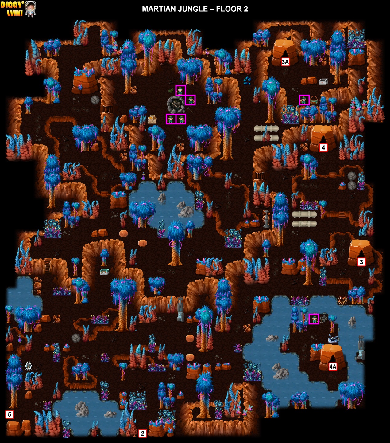 Martian Jungle Map 2