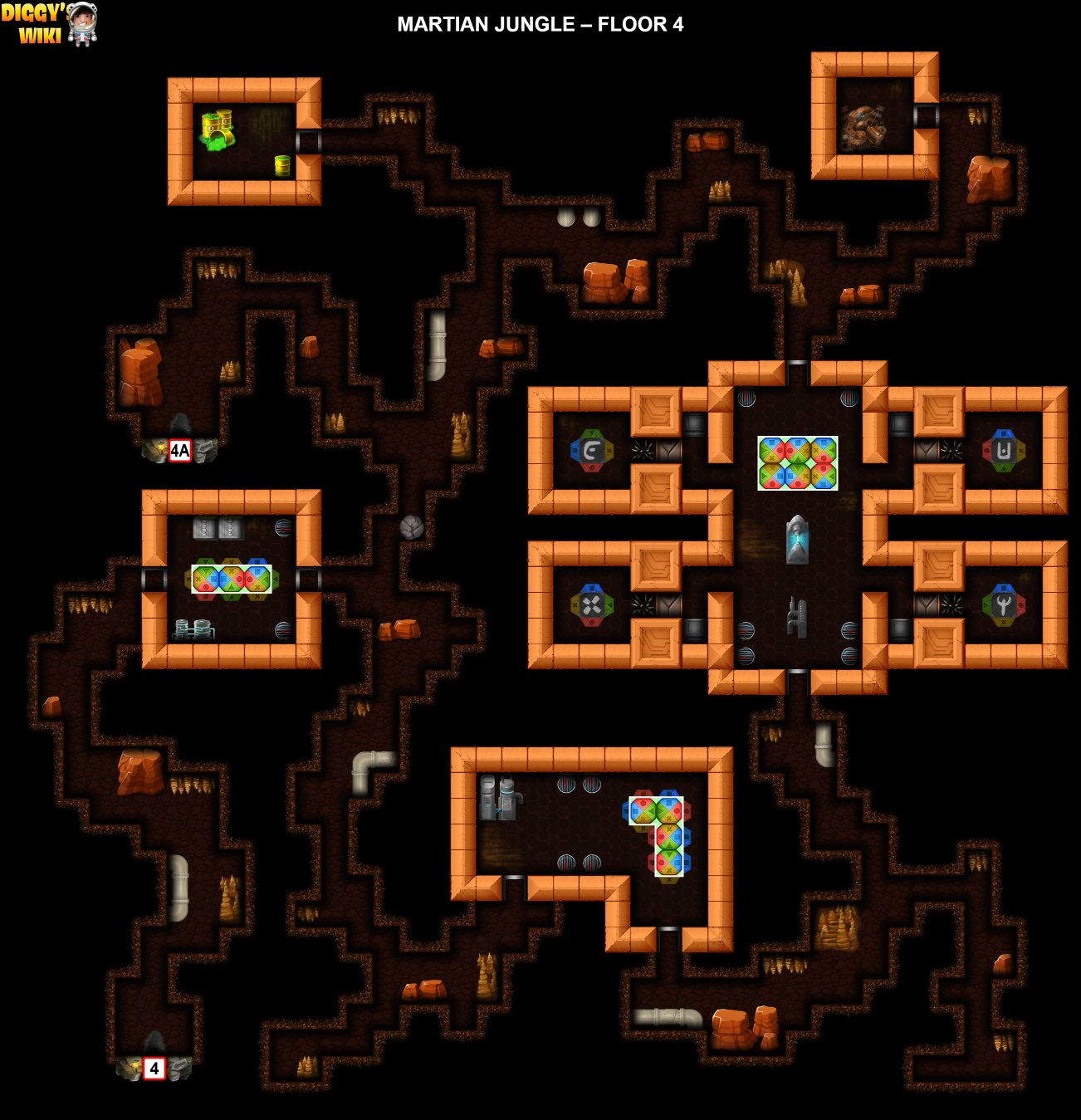 Martian Jungle Map 4