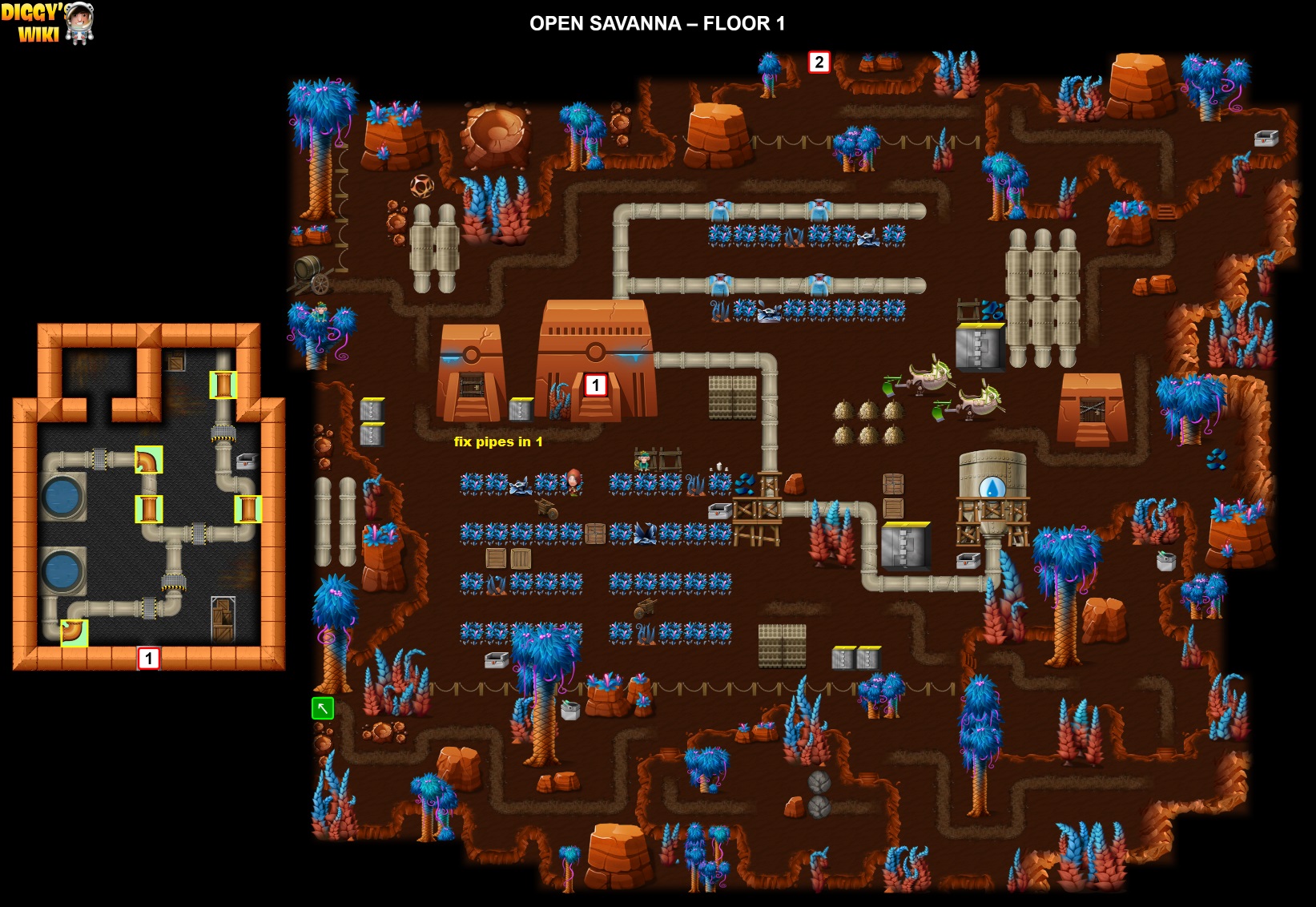Open Savanna Map 1