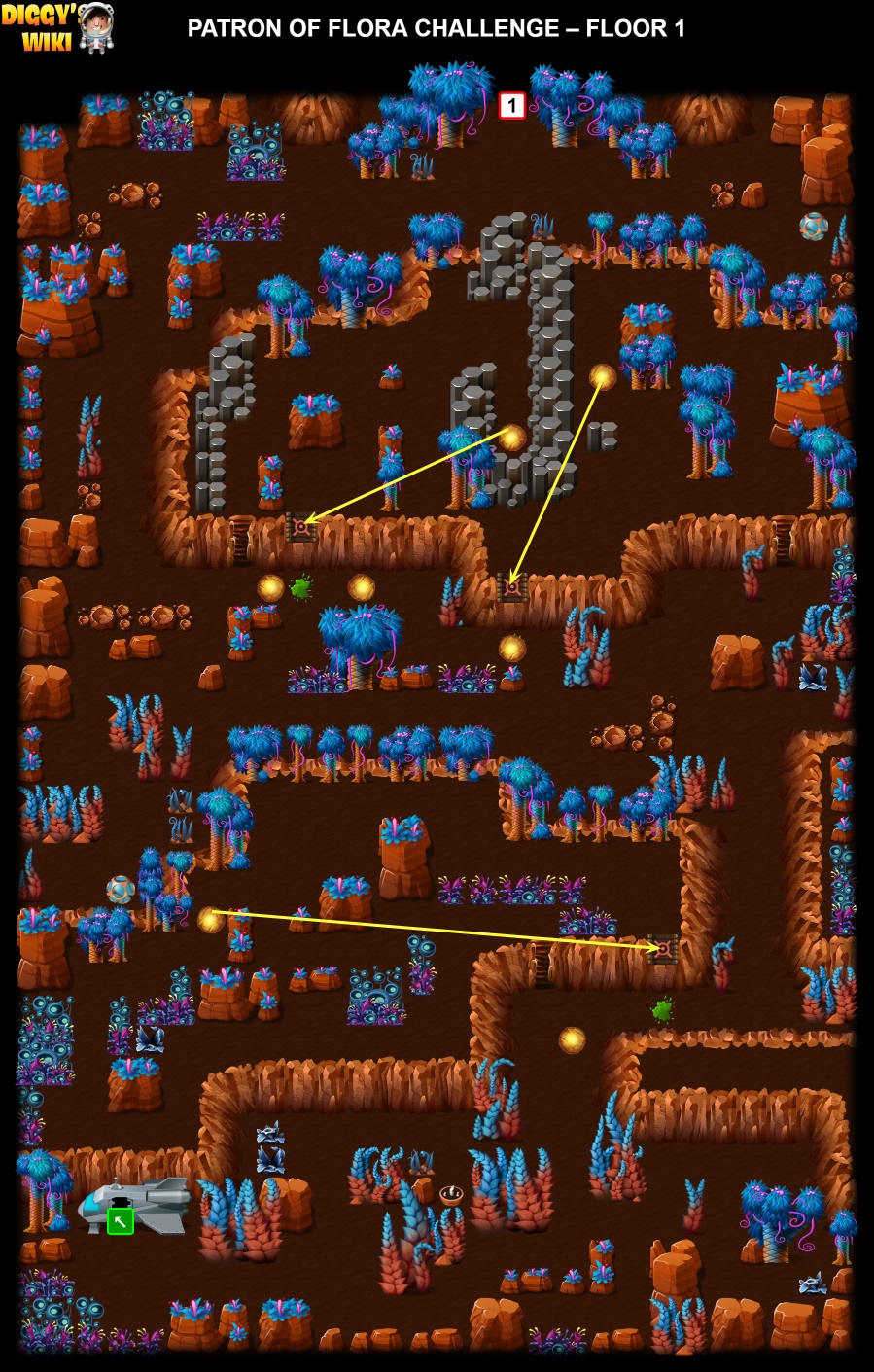 Patron Of Flora Challenge Map 1