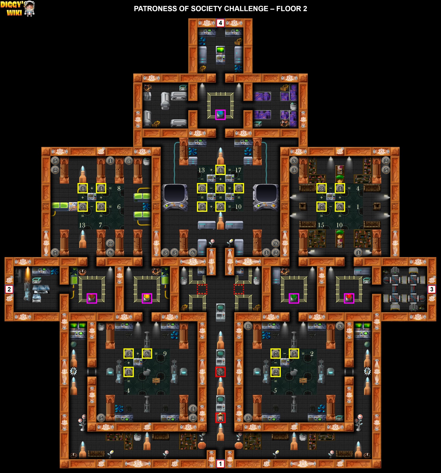 Patroness Of Society Challenge Map 2