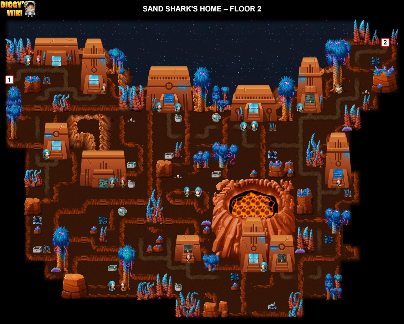 Sand Shark's Home Map 2