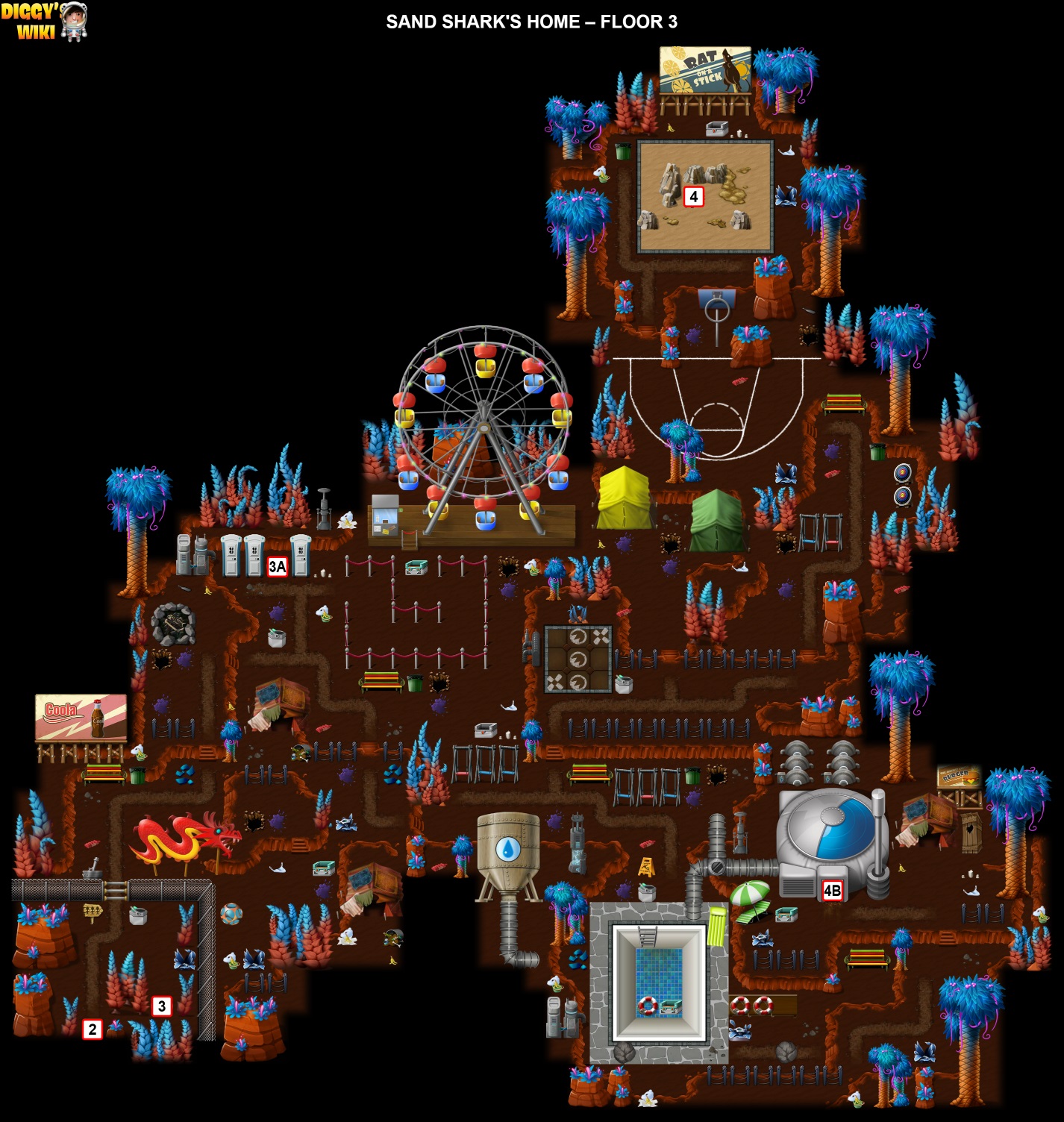 Sand Shark's Home Map 3