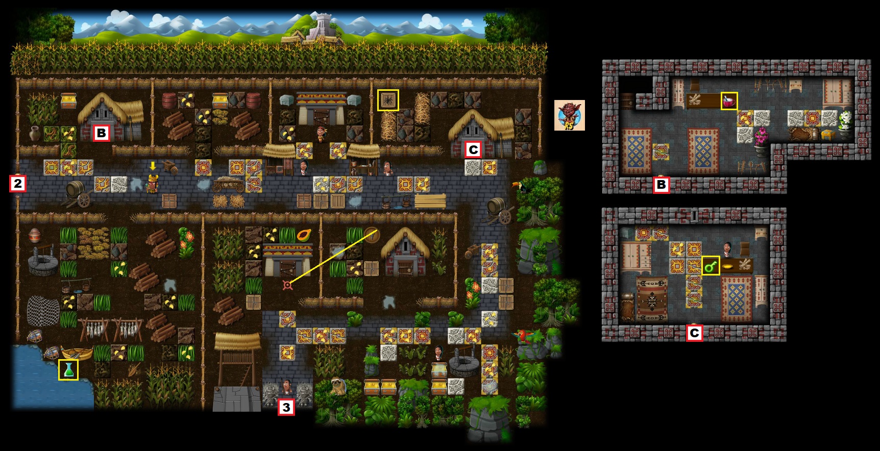 Singing Village Map 3