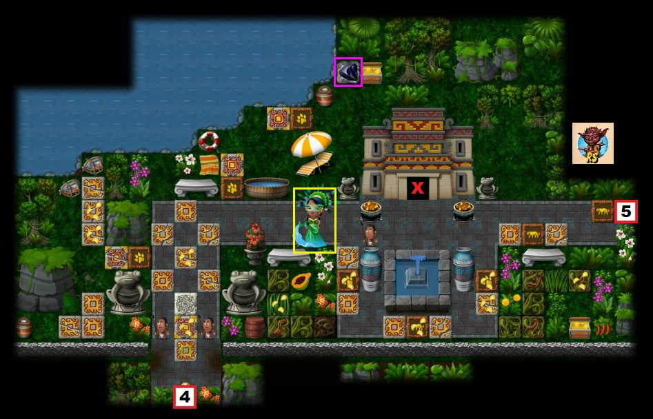 Tezcatlipoca's Temple Map 6