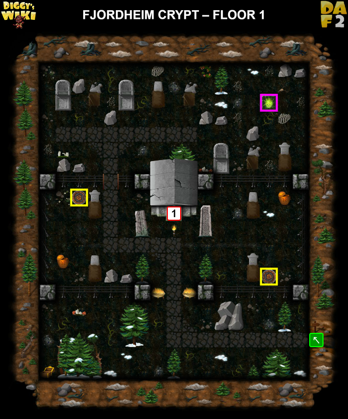 Fjordheim Crypt Map 1