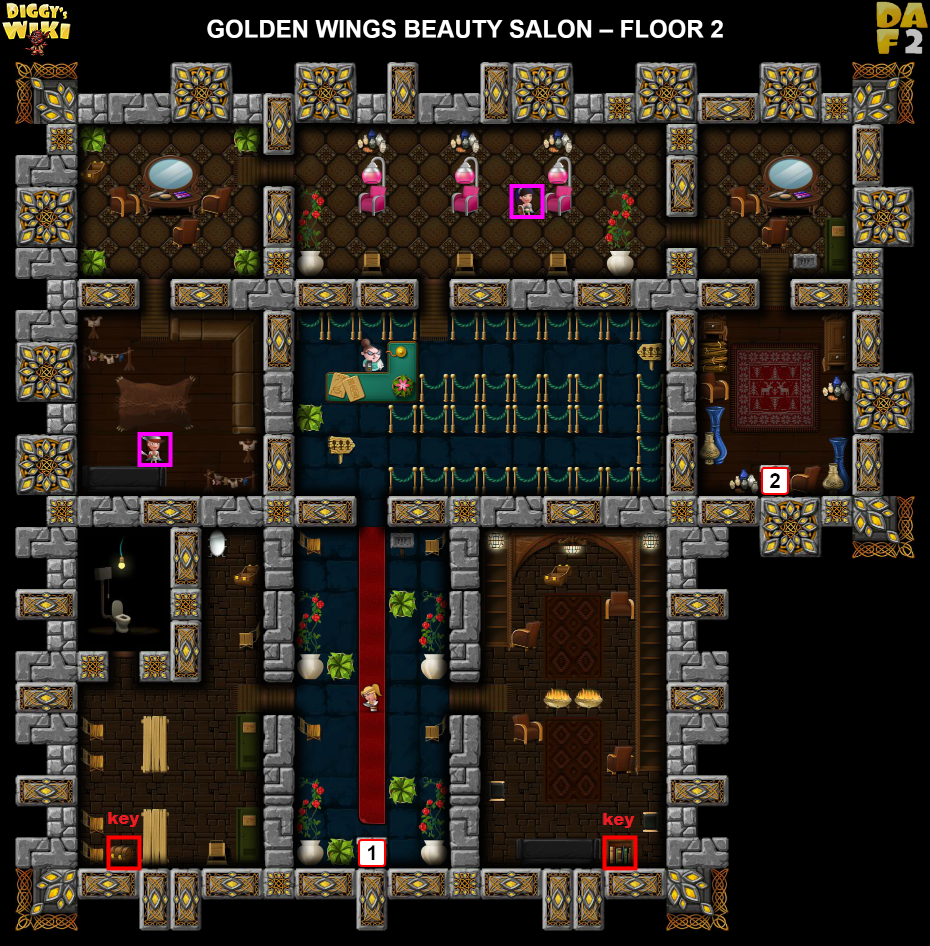 Golden Wings Beauty Salon Map 2