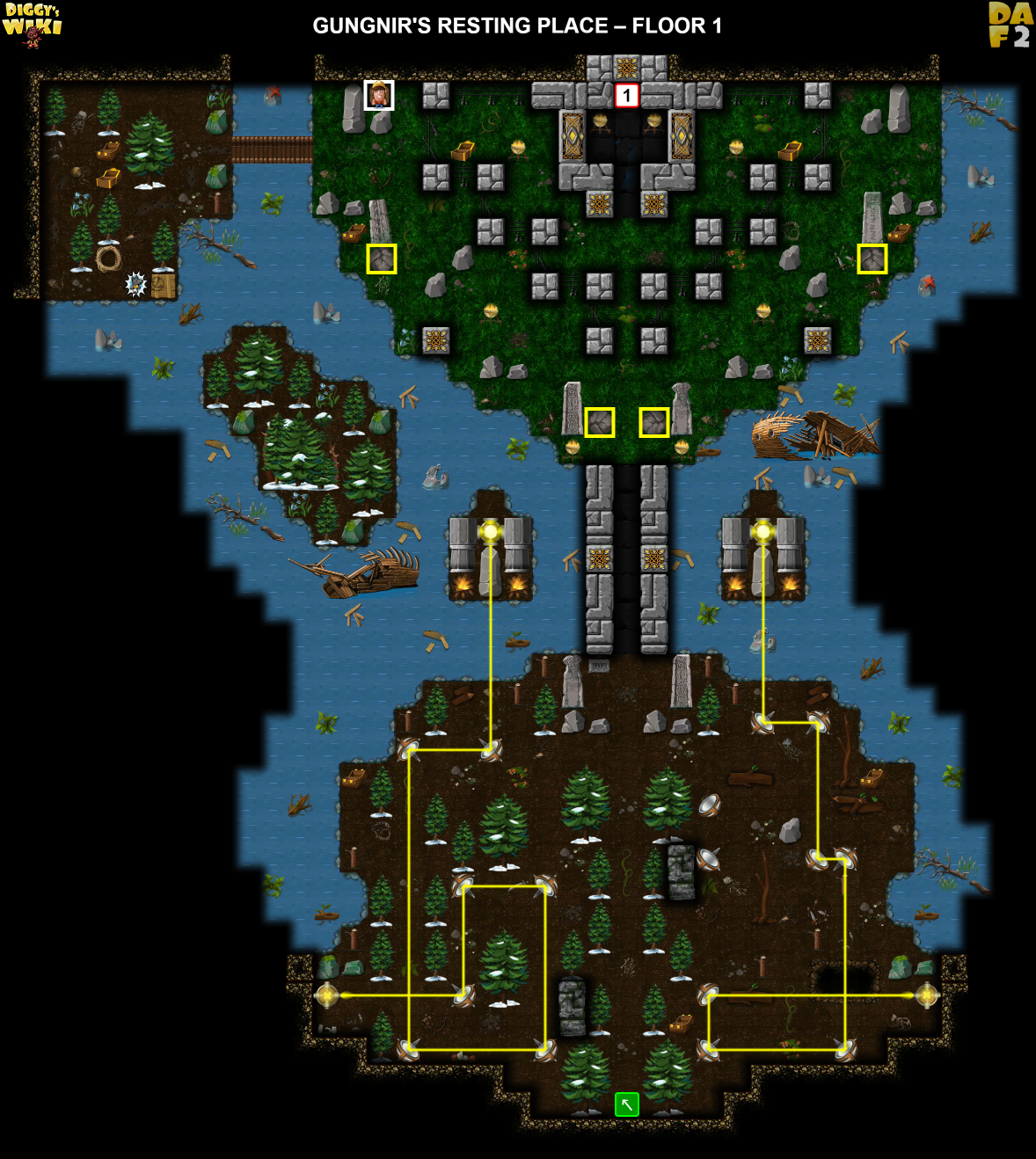 Gungnir's Resting Place Map 1
