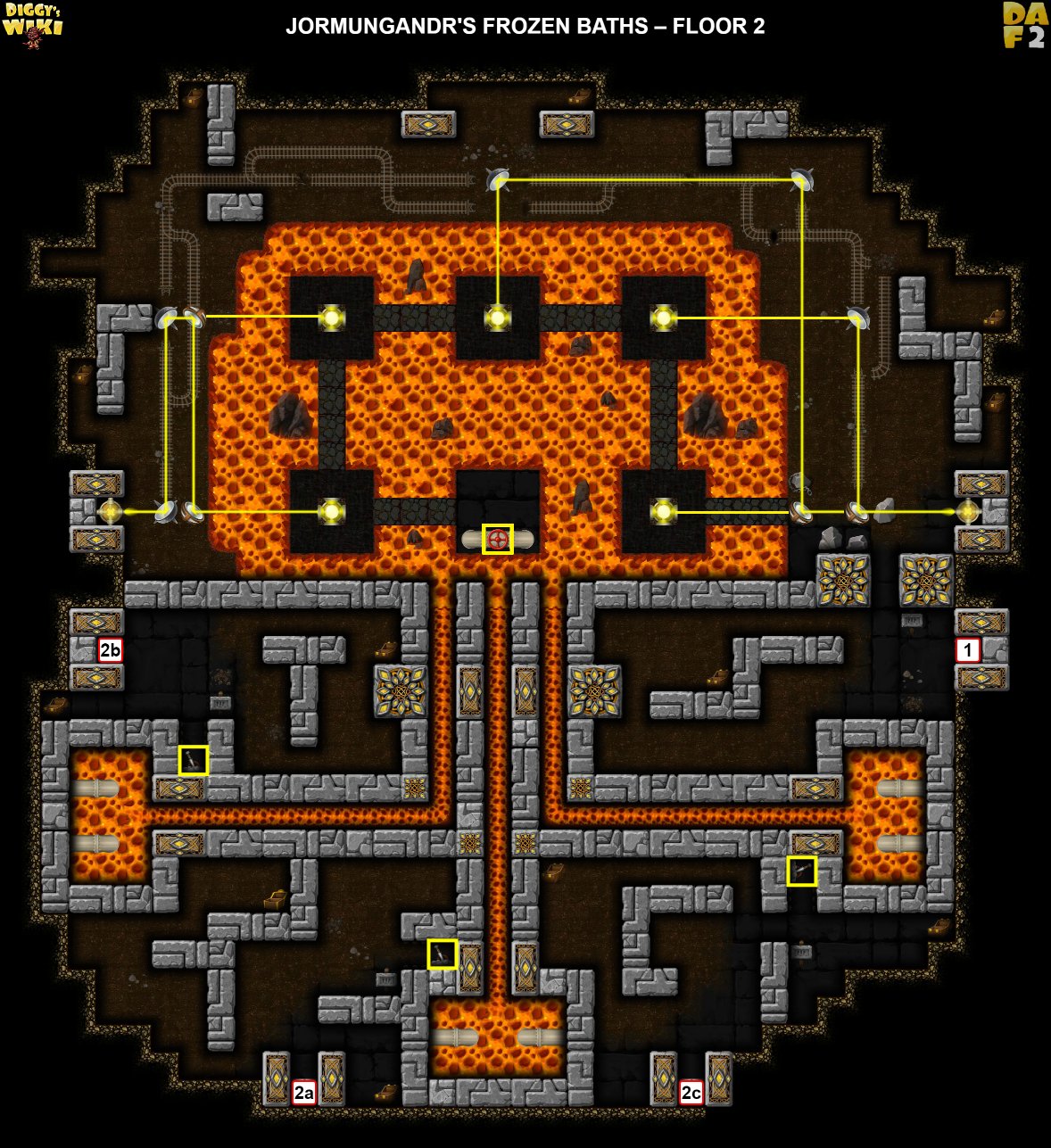 Jormungandr's Frozen Baths Map 2