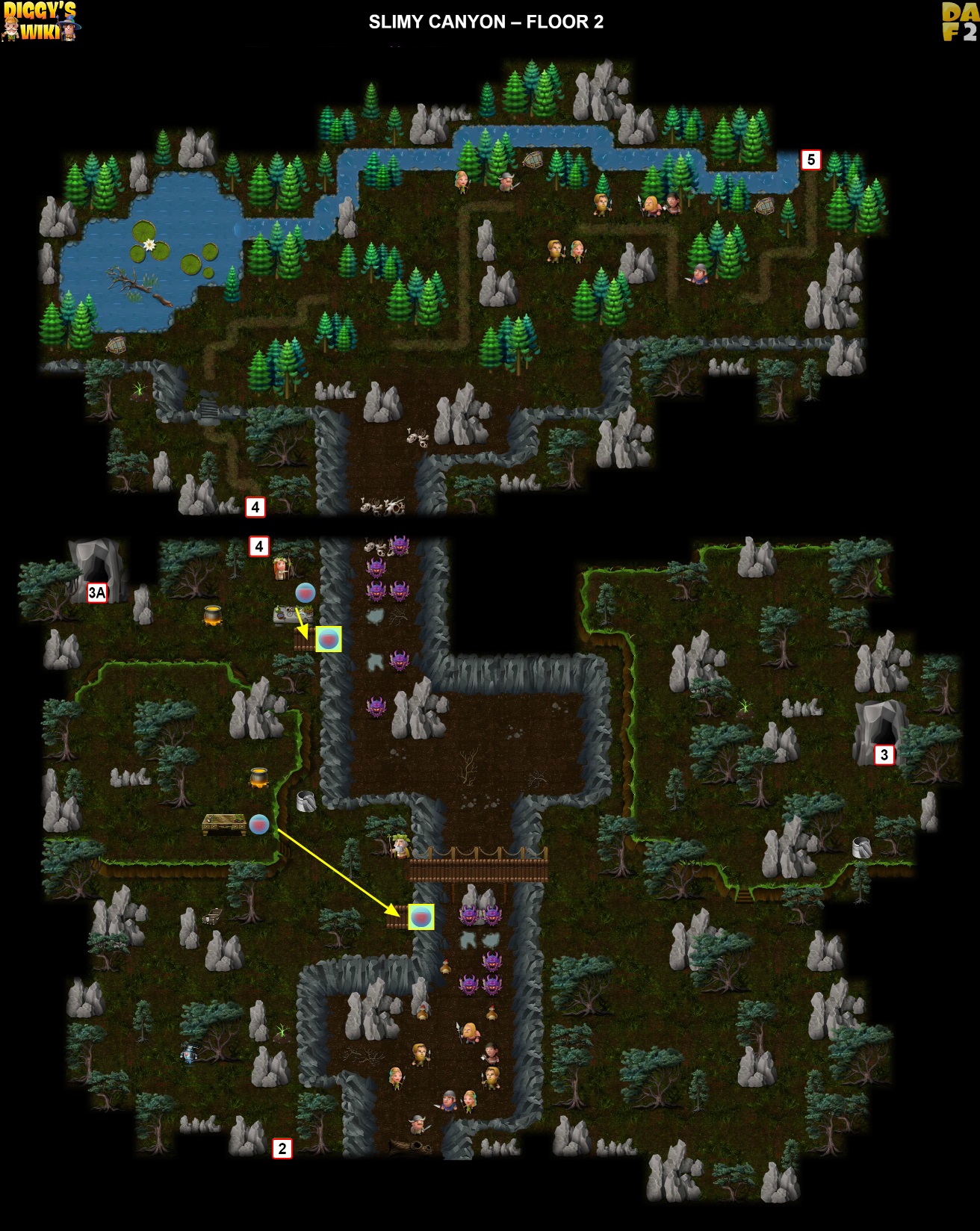 Slimy Canyon Map 2