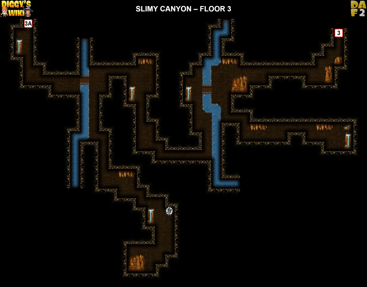 Slimy Canyon Map 3