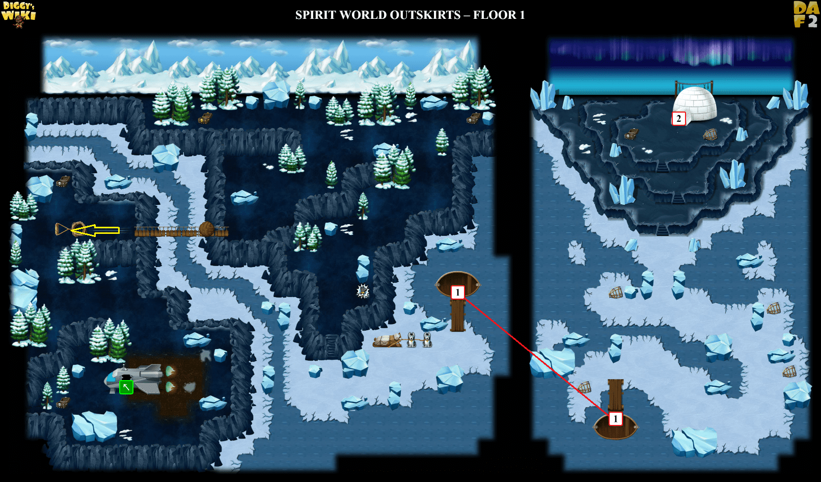 Spirit World Outskirts Map 1