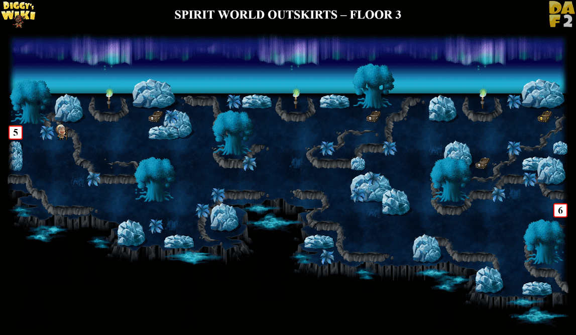 Spirit World Outskirts Map 3